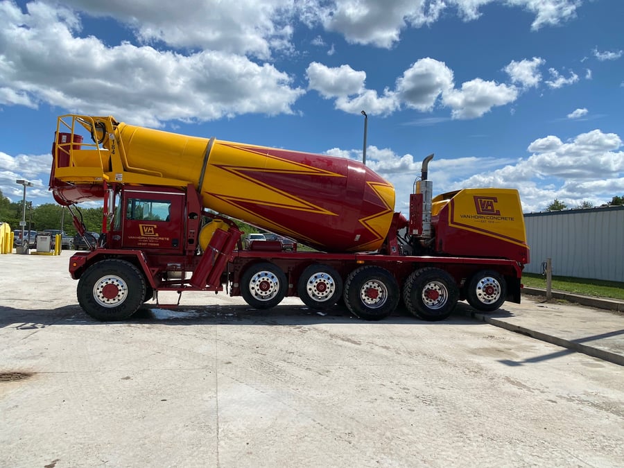 Ready Mix Concrete Mixer Truck Paint Jobs